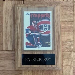 1995-96 Score Stoppers Patrick Roy Card No.324